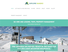 Tablet Screenshot of explore-bansko.com